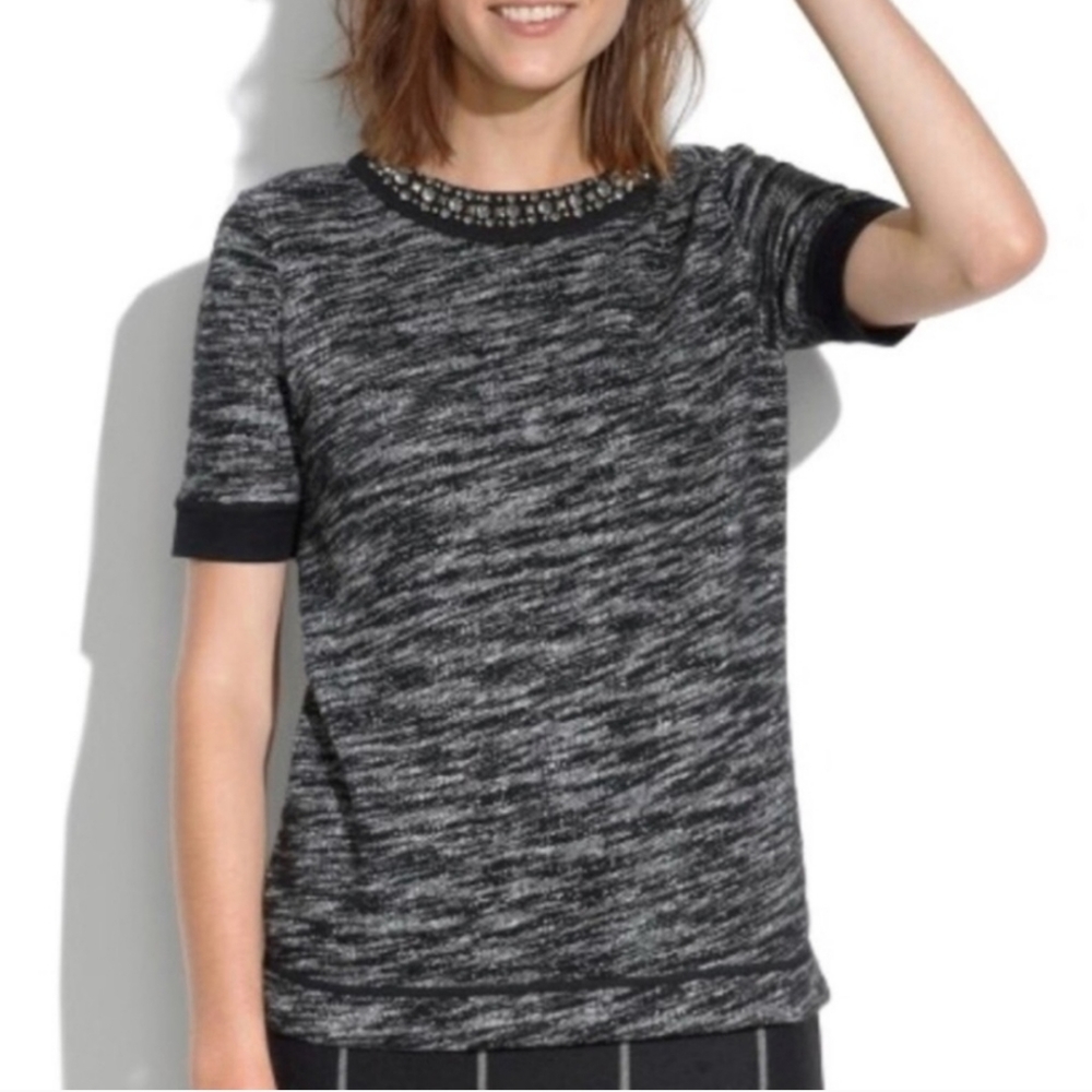 Madewell Sparkletrim Sweatshirt Tee